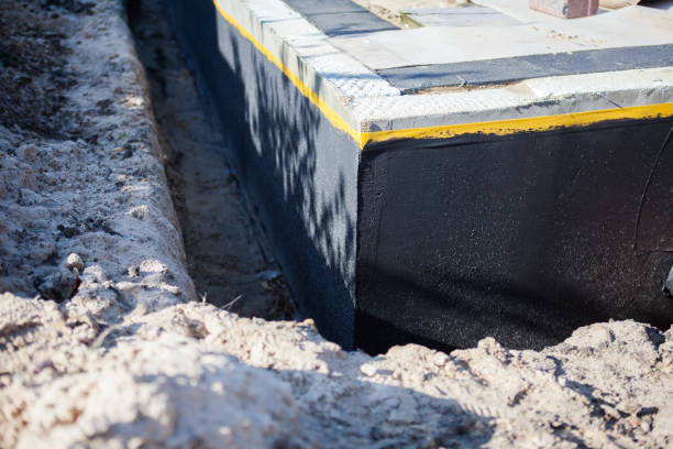 Residential Waterproofing installation at a Croton, OH home by SJ Waterproofing Pros