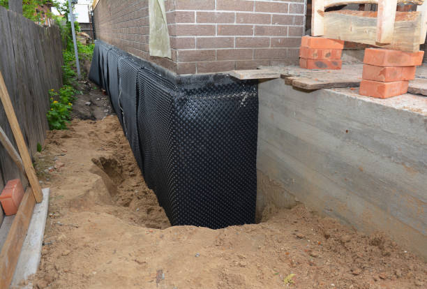 SJ Waterproofing Pros technician performing targeted Waterproofing assessment in Croton, OH